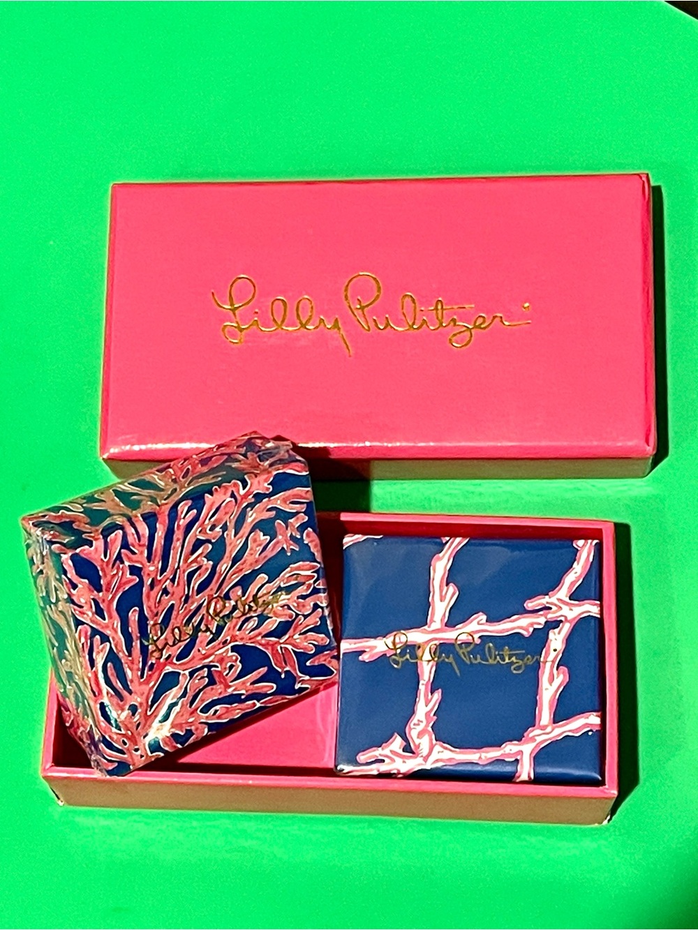 Lilly Pulitzer Scented Soap Gift Set | 2 Wrapped Soaps in Gift Box | NEW
